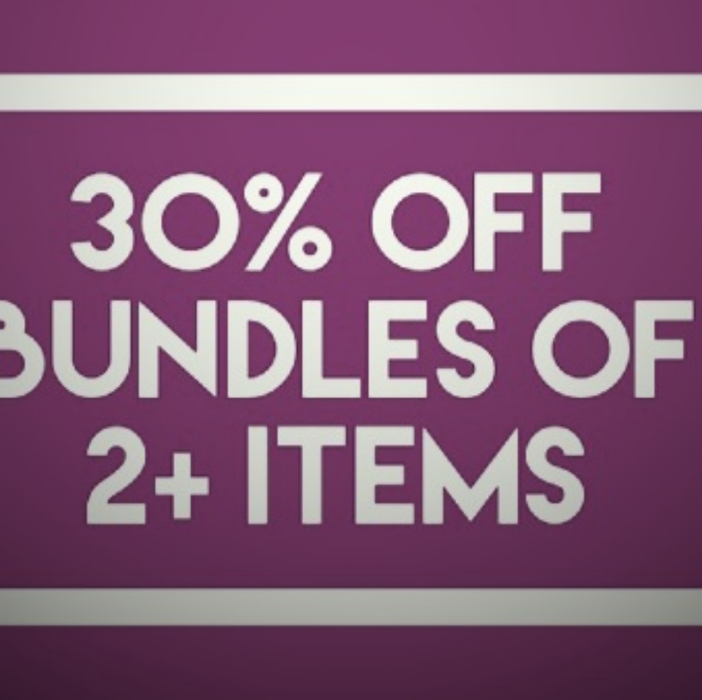 [LIMITED TIME] 30% OFF BUNDLES OF  2+ ITEMS!